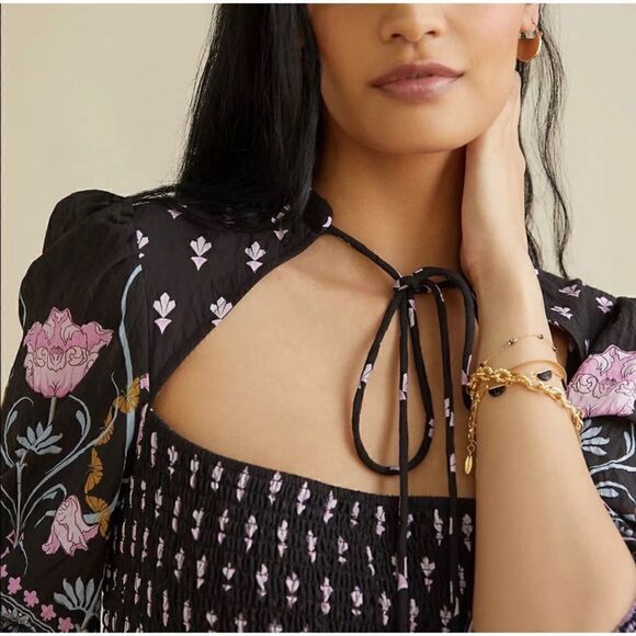 NWT Anthropologie Dasha Smocked MIDI
Dress SZ Small - Picture 3 of 5